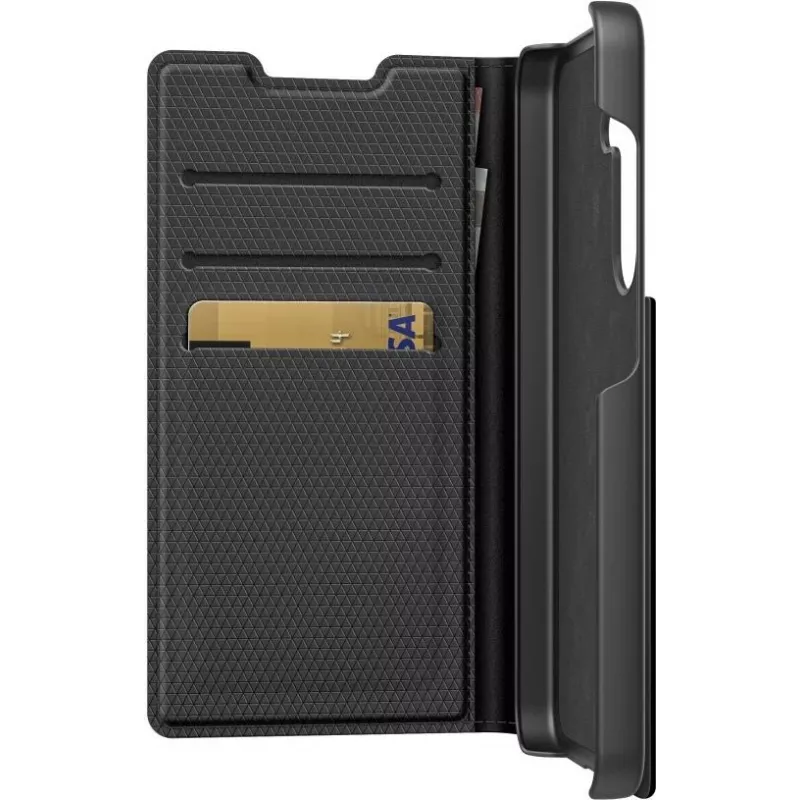 Black Rock The Classic Folio -kotelo Samsung Galaxy S10e -puhelimeen, musta 00226135