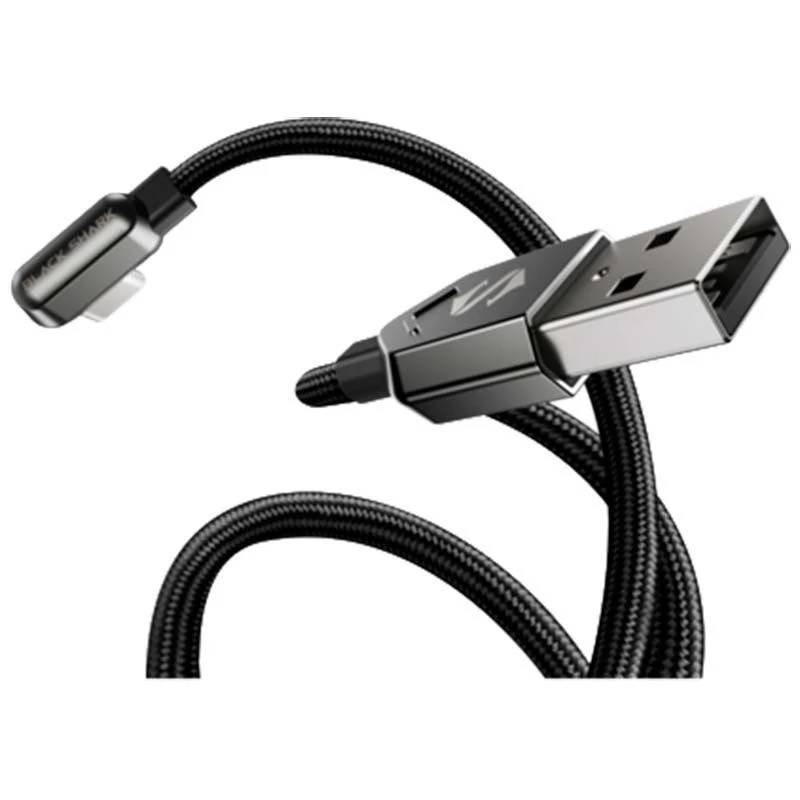Black Shark USB-A - USB-C kaapeli 1,2 m musta