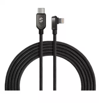 Black Shark USB - Lightning -kaapeli 1,2 m, musta