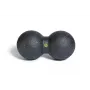 Blackroll DuoBall 8 cm faskia-hierontapallo - musta