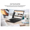 Blackview K1 Bluetooth-näppäimistö langaton ultralaiha 10 inch – 280mAh akku, Bluetooth 3.0, yhteensopiva Windows / Android / iOS kanssa, musta harmaa