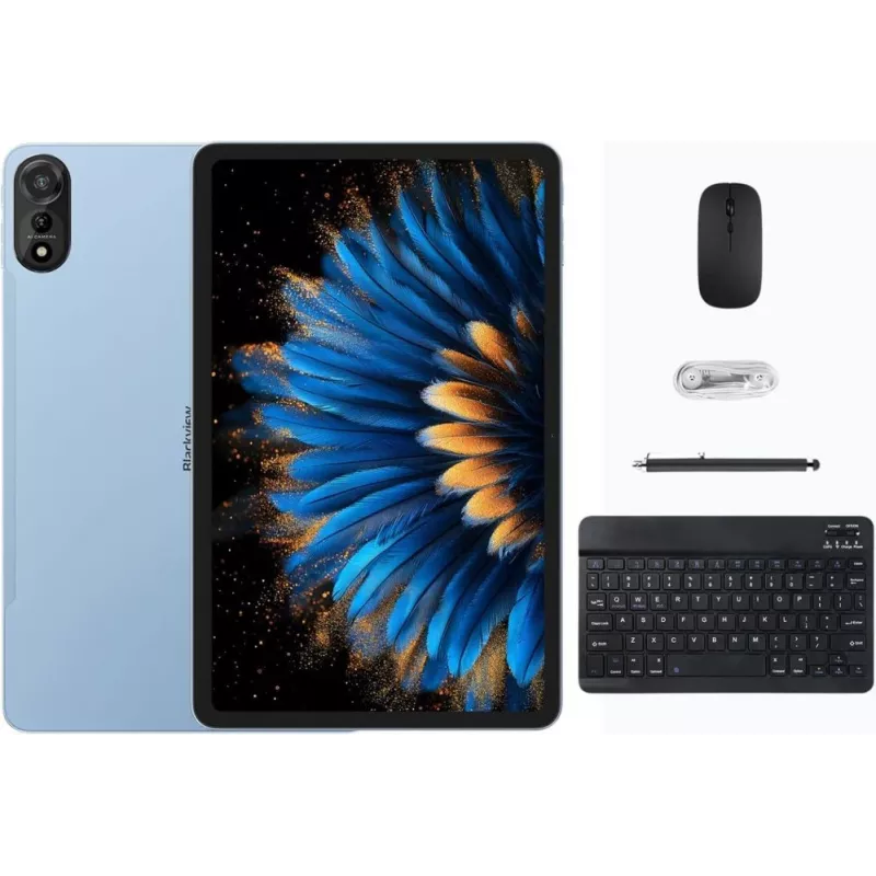 Blackview MEGA 2 tabletti 12 tuumaa 6/256GB 4G LTE näppäimistöllä, kotelolla, kynällä ja hiirisetillä, vihreä