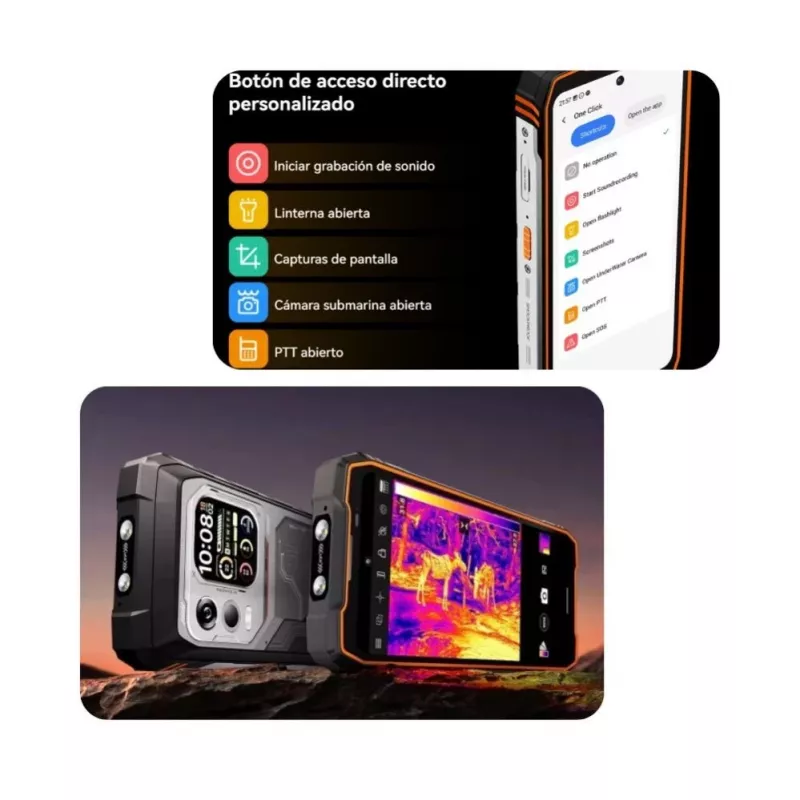 Blackview XPLORE 1 Pro 12+256 GB lämpökamera musta