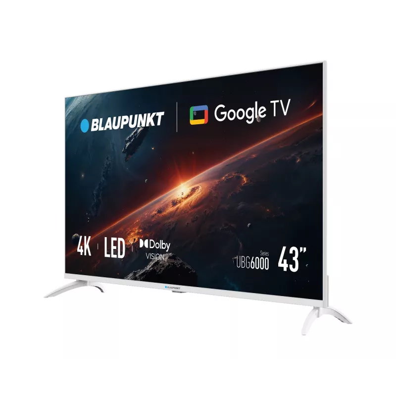 Blaupunkt 43UBG6010S 43 tuuman (108 cm) 4K Ultra HD Google TV, valkoinen