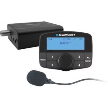 Blaupunkt DABNPLAY 550 DAB+ -vastaanotin FM-lähettimellä, Bluetooth-handsfreellä, kaukosäätimellä, musta 2 010 025 000 000
