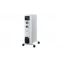 Blaupunkt HOR401 2000 W öljypatterilämmitin, valkoinen, 3 lämpötehoa, säädettävä termostaatti, ylikuumenemissuoja, kaatumissuoja, 9 ripaelementtiä, hiljainen toiminta, tiloihin jopa 25 m²