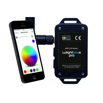 BLEBOX wLightBoxS Pro älykäs LED-himmenninohjain ulkoisella antennilla 12-24V DC