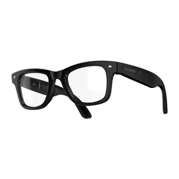 BlitzWolf BW-AG1 AI Smart -älylasit avoimella äänentoistolla, Bluetooth 5.3, IPX4, TR90-kehykset