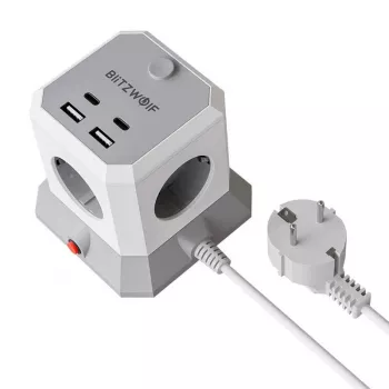 BlitzWolf BW-EC1 4xAC 2xUSB-A 2xUSB-C jatko