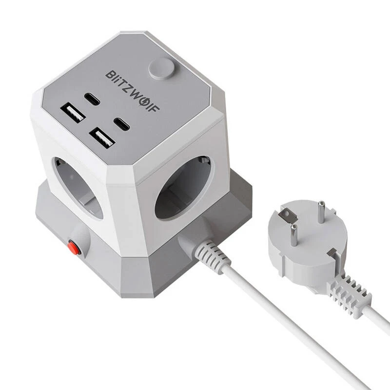 BlitzWolf BW-EC1 4xAC 2xUSB-A 2xUSB-C jatko