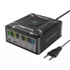 BlitzWolf BW-S28 260W GaN USB-C-laturi, 2xUSB-A, 3xUSB-C, 15W langaton laturi, musta