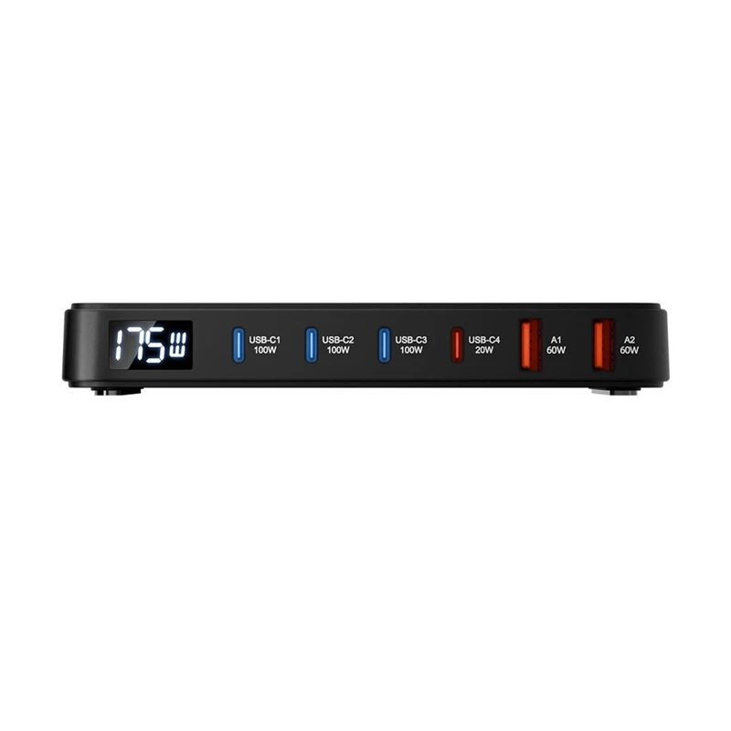 Blitzwolf BW-S30 6-in-1 latausasema 4xUSB-C + 2xUSB 175W
