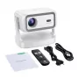 BlitzWolf BW-V12 Full HD (1080p) älyprojektori, Google TV, Wi-Fi 6, Bluetooth 5.2, tekoälyautomaattitarkennus