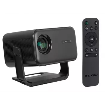 BLOW AndroidTV FullHD MaxView kannettava projektori musta