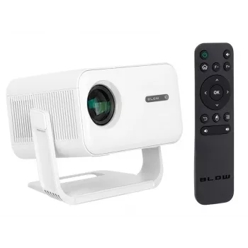 BLOW AndroidTV FullHD MaxView kannettava projektori valkoinen