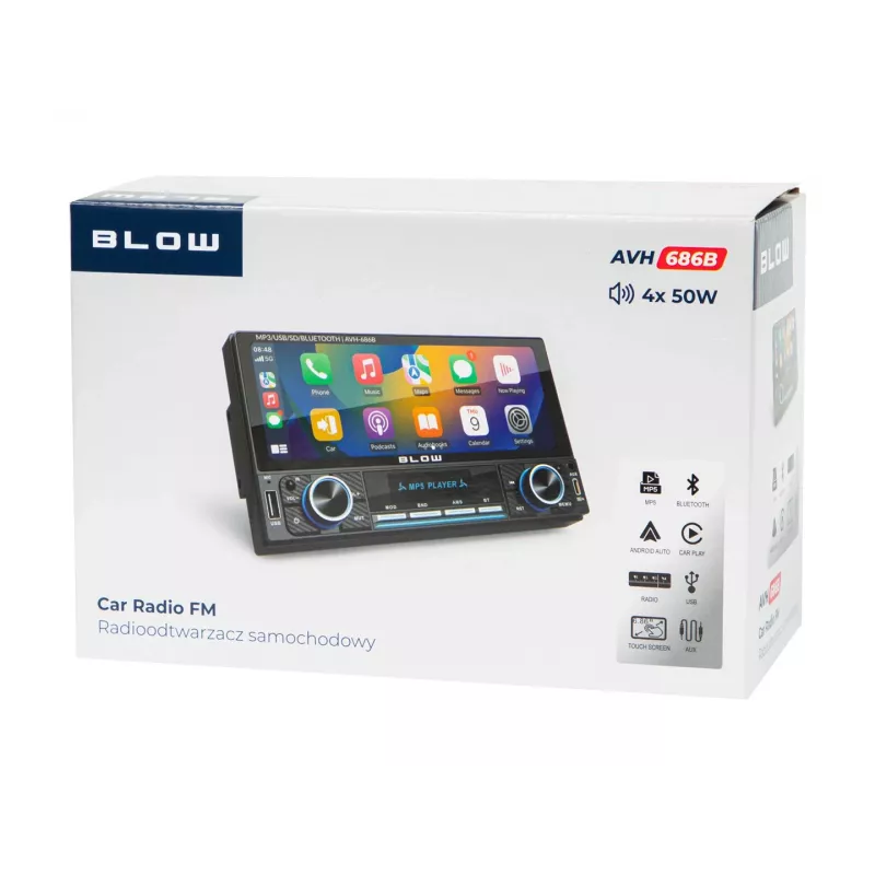 BLOW AVH-686B RDS MP3/USB/Micro SD/Bluetooth -autoradio