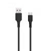 Blue Star USB-A - USB-C-kaapeli 1 m 3A musta DC-001AC3.0