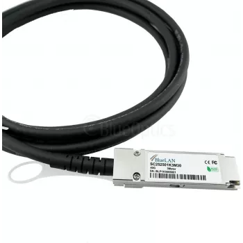 BlueLAN 20G-DACP-QSFP1SFPDD3M yhteensopiva 20Gbps QSFP - SFP-DD Direct Attach -kuparikaapeli, 3 m, passiivinen Twinax, 100 ohm, hot-swappable 20G-DACP-QSFP1SFPDD3M-BL