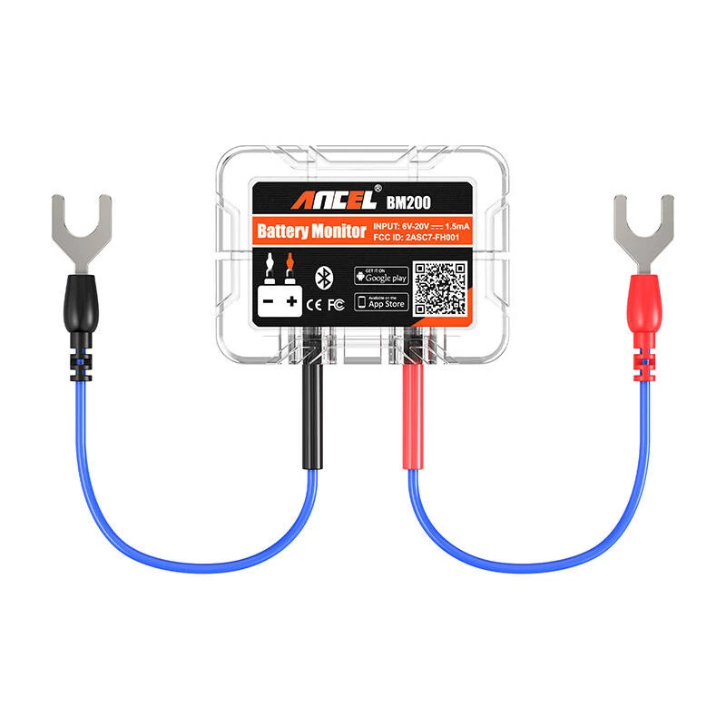 Bluetooth-akkutesteri ANCEL BM200 6-20V DC