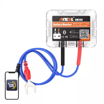 Bluetooth-akkutesteri ANCEL BM200 6-20V DC