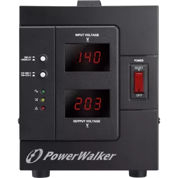 BLUEWALKER PowerWalker AVR 1500 SIV FR automaattinen jännitteensäädin 1500VA/900W