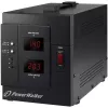 BlueWalker PowerWalker AVR 3000 SIV FR 3000VA/2400W automaattinen jännitteensäädin, 230V, 4x ranskalainen pistorasia, musta