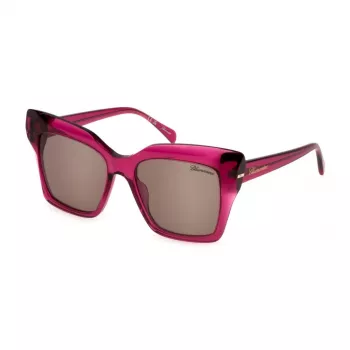 Blumarine naisten aurinkolasit SBM832S5401BV perhonen asetaatti musta harmaa liukuväri UV400