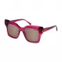 Blumarine naisten aurinkolasit SBM832S5401BV perhonen asetaatti musta harmaa liukuväri UV400