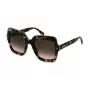 BLUMARINE naisten aurinkolasit SBM836S5301GQ - Oversized Square Butterfly -kehys, harmaa liukuväri linssi, UV400-suoja
