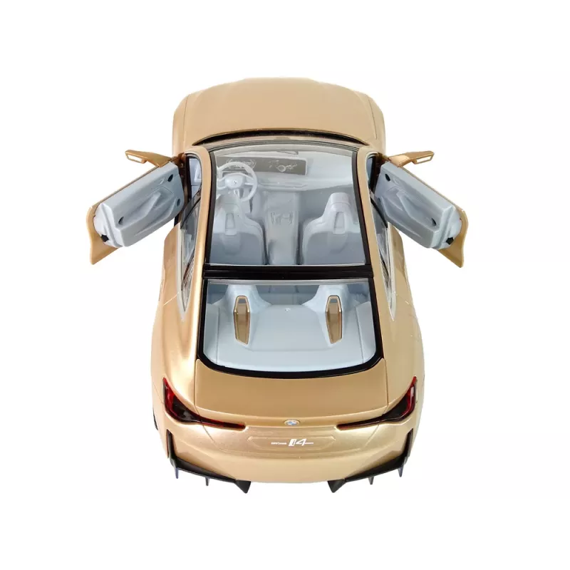 BMW I4 RC-kaukosäädettävä auto Rastar kulta 1:14