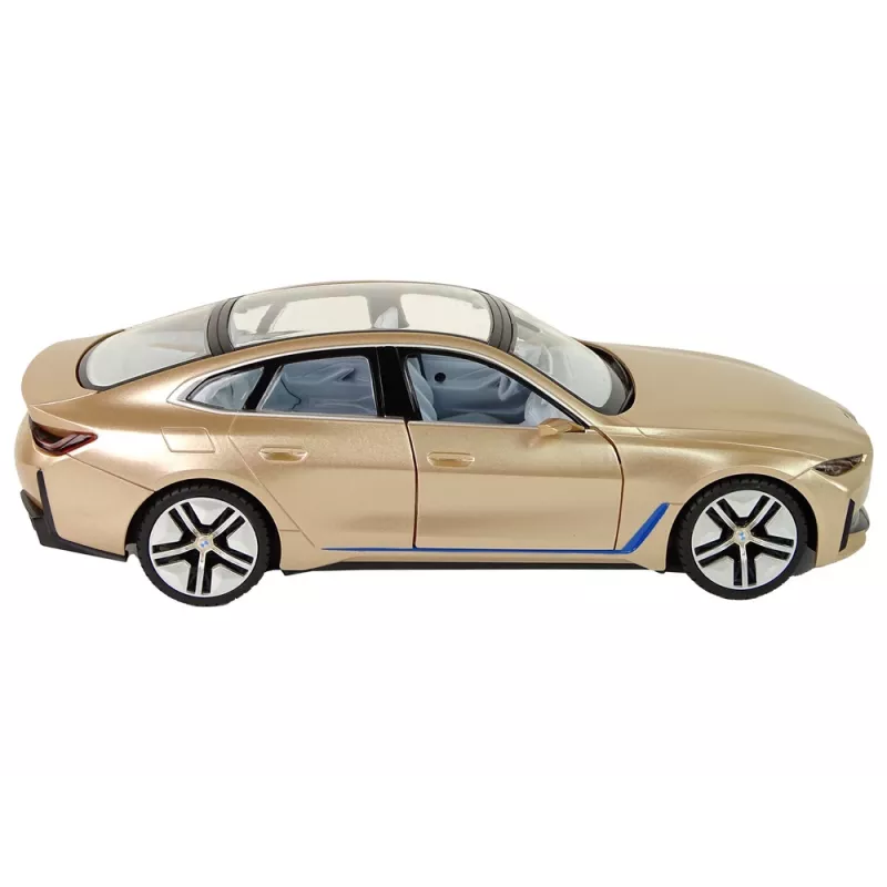 BMW I4 RC-kaukosäädettävä auto Rastar kulta 1:14