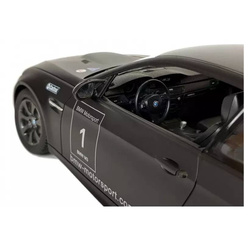 BMW M3 kauko-ohjattava urheiluauto RC Rastar musta 1:14