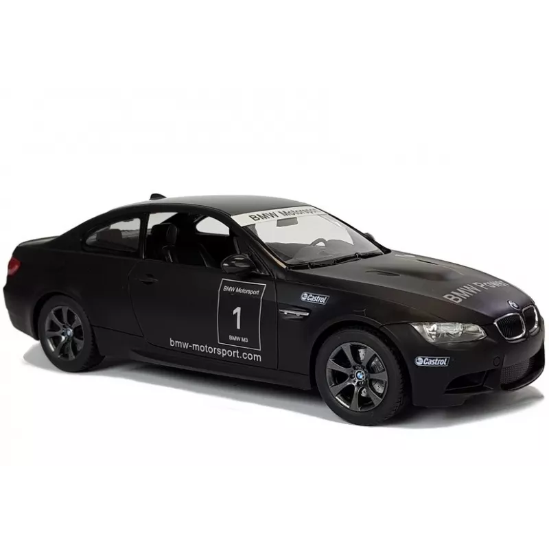 BMW M3 kauko-ohjattava urheiluauto RC Rastar musta 1:14