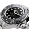 BOBROFF BF001 miesten analoginen kvartsikello 44 mm musta nahkaranneke