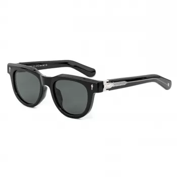 BOBROFF BFG0011-C1 unisex-aurinkolasit - klassinen täysreunainen muovikehys UV400-suojalla
