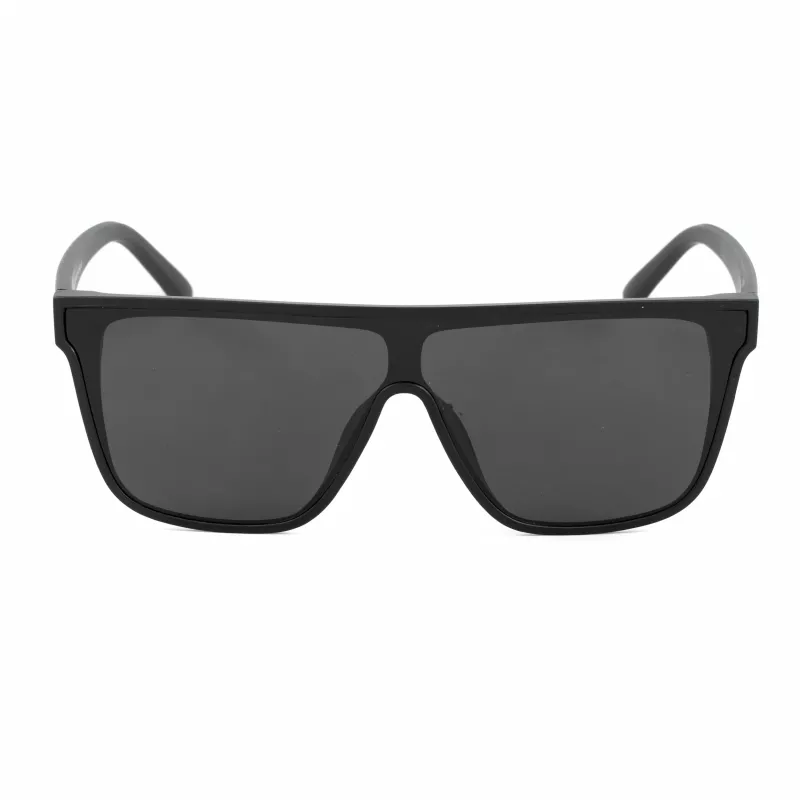 Bobroff BFG0032-S05P miesten aurinkolasit – polarisoitu, musta kehys, harmaat linssit, 143 mm