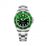 BOBROFF MAN BF0002J1bv analoginen kvartsikello 44 mm musta nahka