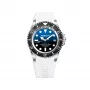 BOBROFF MAN BF0003-BFSTB analoginen kvartsikello 42mm ruostumaton teräs musta nahka