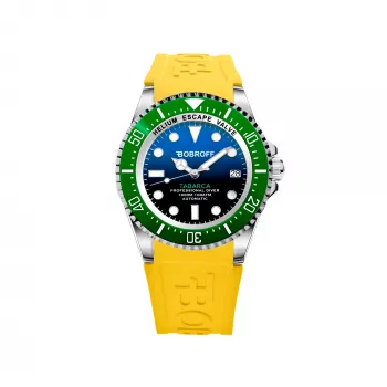 BOBROFF MAN BF0003bvBFSTA 44mm ruostumaton teräs kvartsi analogikello