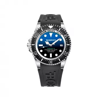 BOBROFF MAN BF0003i-BFSTN 44mm miesten kvartsi analoginen ruostumaton teräs kello