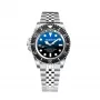 BOBROFF MAN BF0003iJ analoginen kvartsikello 42mm musta nahka