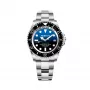 BOBROFF MAN BF0003J1 analoginen kvartsikello 44 mm musta kellotaulu nahkaranneke