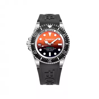 BOBROFF MAN BF0004i-BFSTN 42 mm kvartsianalogikello musta kellotaulu nahkaranneke