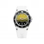 BOBROFF MAN BF0008-BFSTB analoginen kvartsikello 44 mm teräs musta nahka