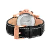 BOBROFF MAN BF1001M15 analoginen kvartsirannekello 44 mm musta nahkaranneke