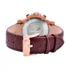 BOBROFF MAN BF1001M65 analoginen kvartsikello 44mm musta kellotaulu nahkaranneke