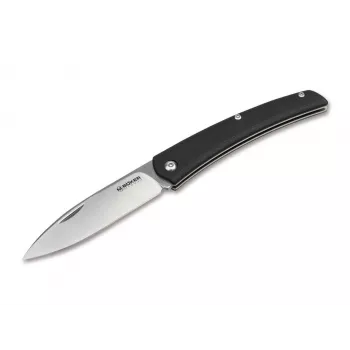 Boker Magnum Long Lead EDC veitsi 01SC080 - 440A drop-point-terä, G-10-kahva, Linerlock