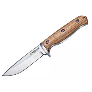 Boker Magnum Zebra Drop taittoveitsi 02SC337, 440A ruostumaton terä drop-point-terä, seeprapuukahva, Liner Lock, EDC-taskuveitsi
