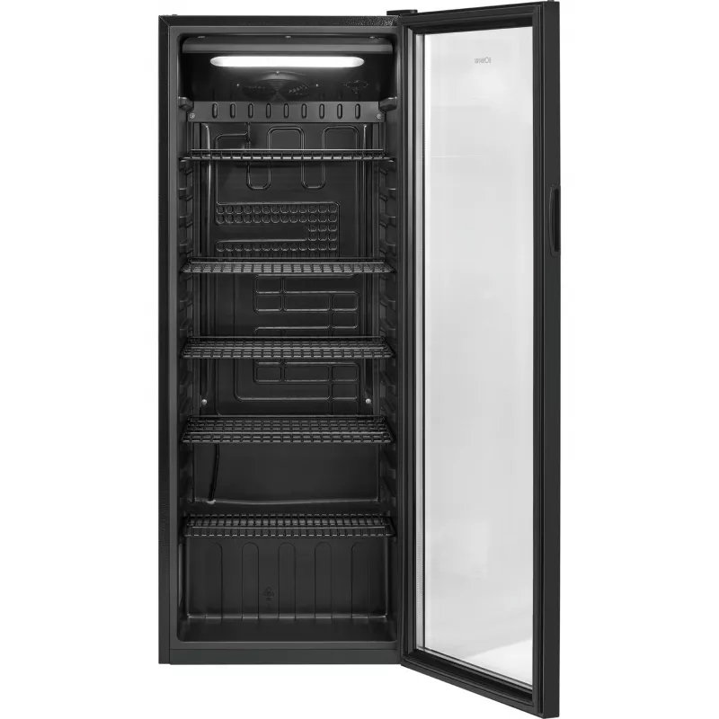 Bomann KSG 7292 jääkaappi lasiovella 143 cm valkoinen