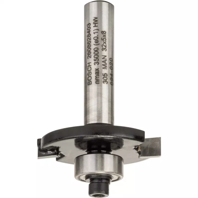 Bosch Accessories 2608628403 karbidiporanterä, 32 mm leikkaushalkaisija, 8 mm varsi, 51 mm pituus